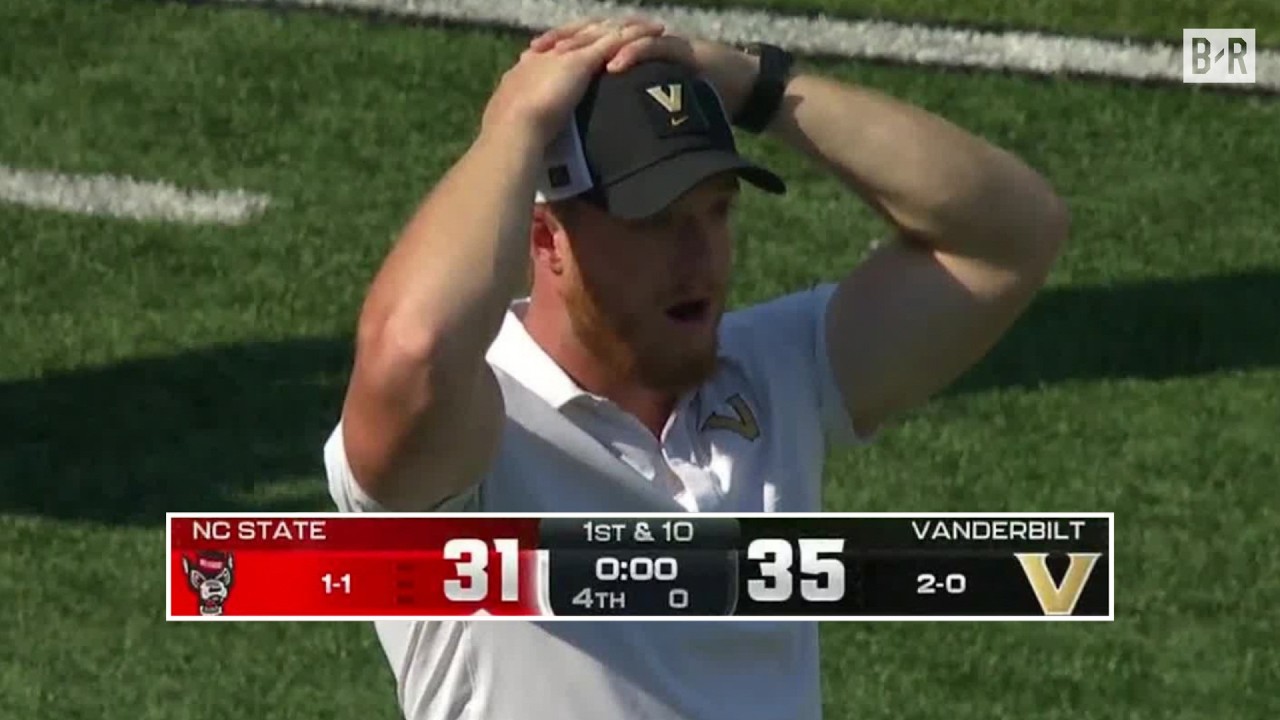 VANDERBILT WINS ON MIRACULOUS LAST-SECOND TD FUMBLE RECOVERY