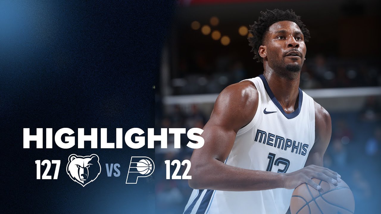 Memphis Grizzlies vs. Indiana Pacers Highlights | 10.08.23