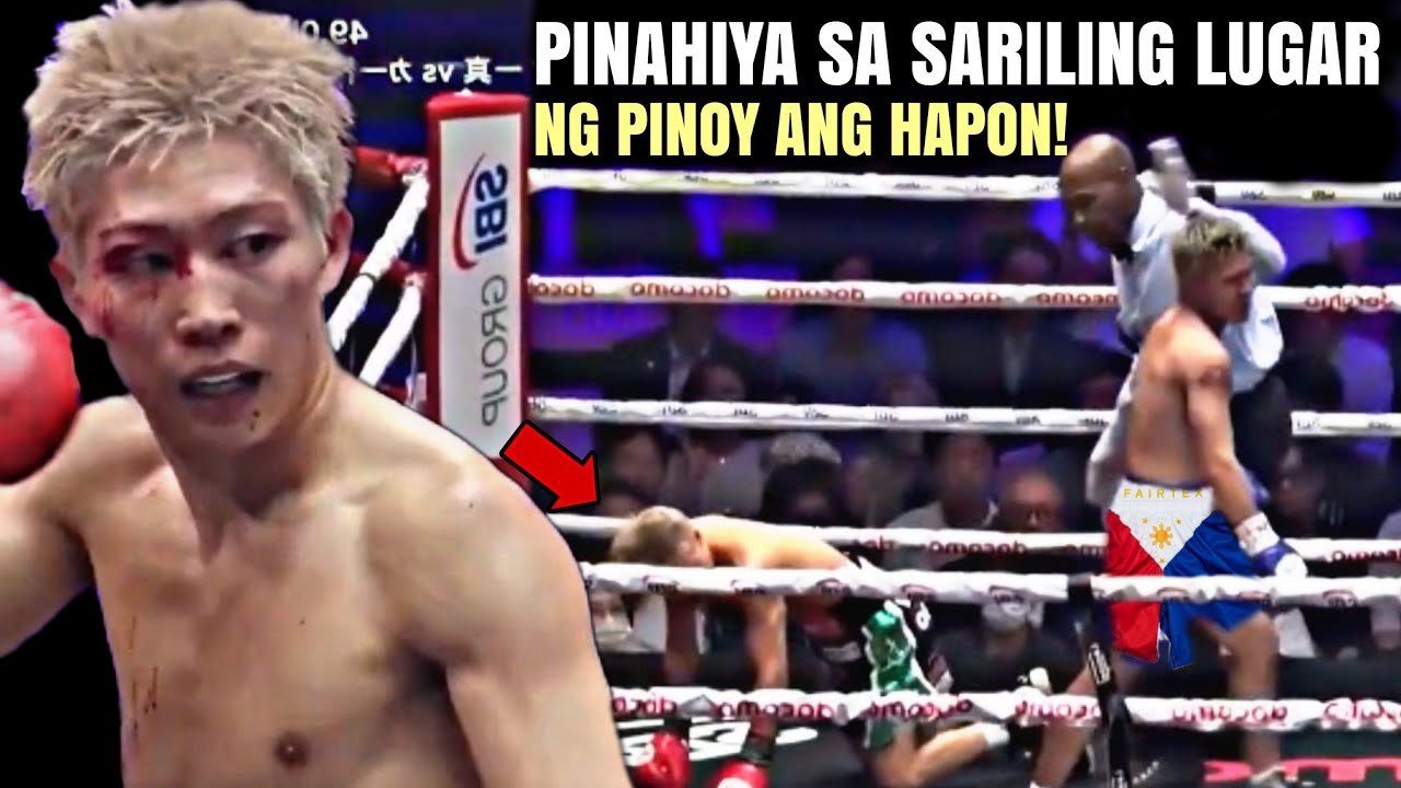 HARAP HARAPAN BINASTOS SI INOUE NG PINOY SA JAPAN! HAPON HINDI TINIGILAN NG DIPA AWATIN NG REFEREE.