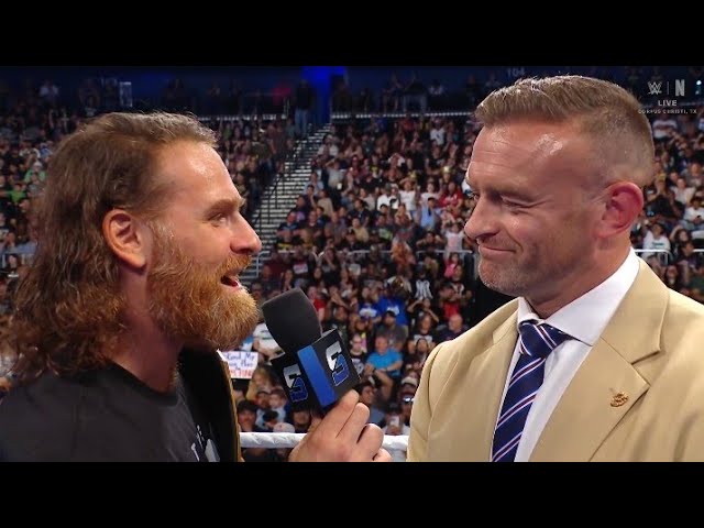 Sami Zayn confronts Nick Aldis _WWE Smackdown 17 September 2026