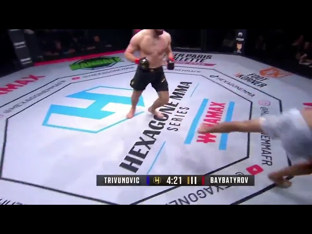 Anzor gagne par KO en 45 secondes !! #anzor #hexagonmma
