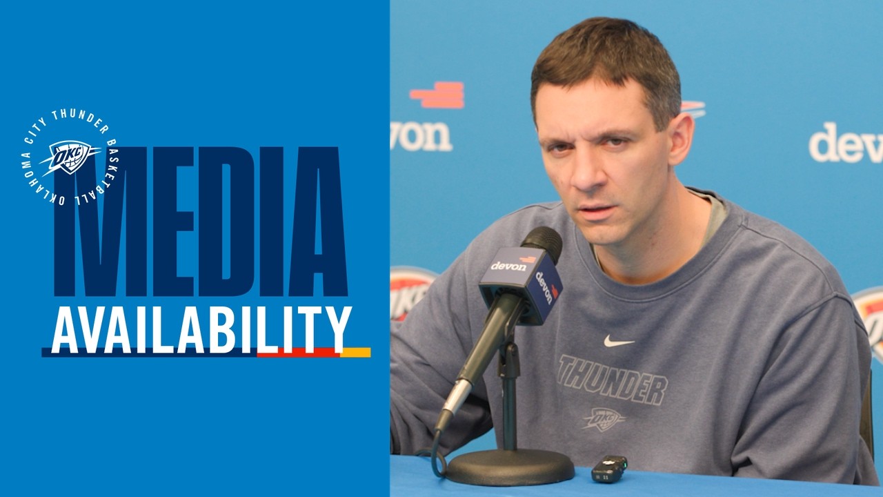 Coach Daigneault on SGA and OKC holding Boston to 45 2H points | Postgame Media | March 12, 2026