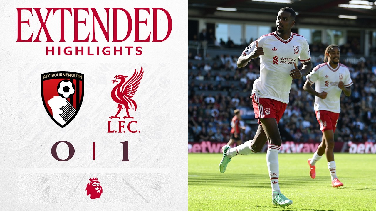 Extended Highlights: Bournemouth 0-1 Liverpool | Isak scores the winner!