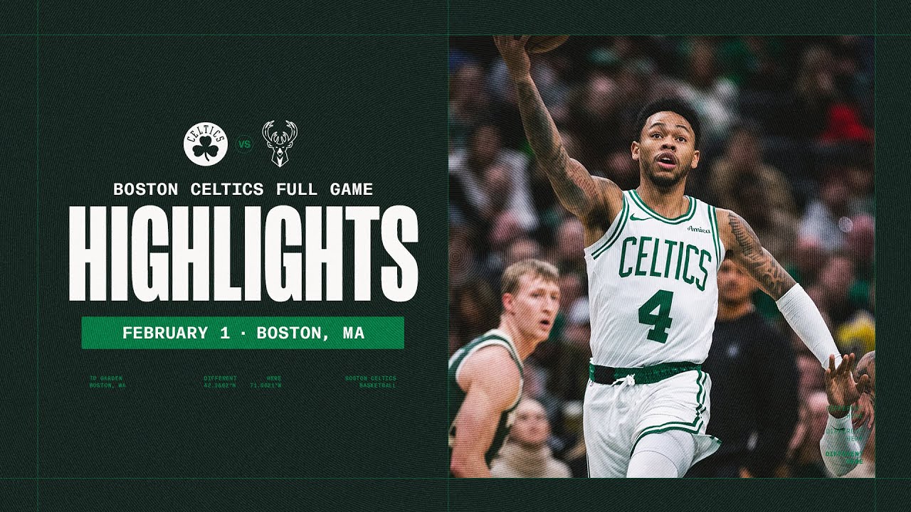 Boston Celtics win first ever NBA Pioneers Classic 107-79 over Milwaukee Bucks | Extended Highlights background