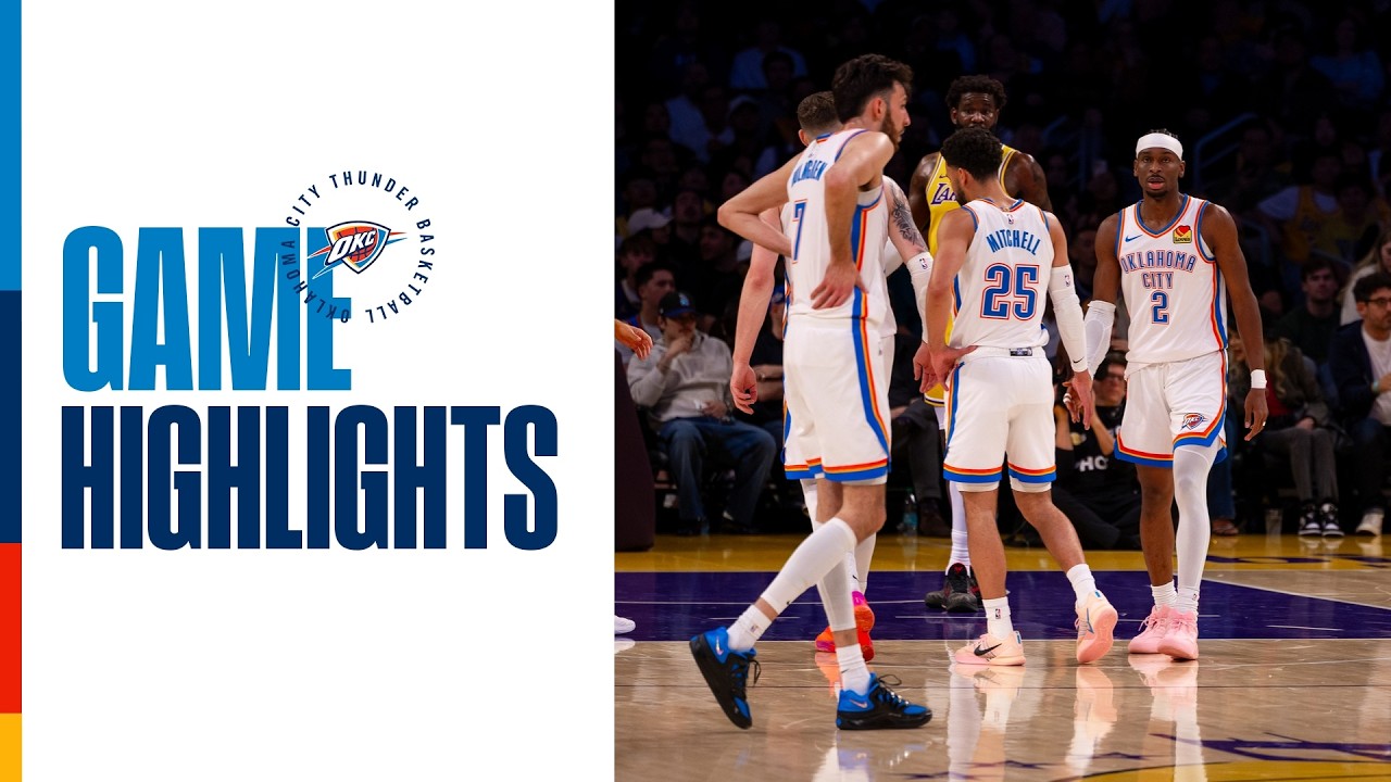 OKC Thunder at Los Angeles Lakers | Game Highlights | April 7, 2026