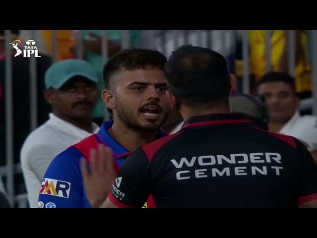 Watch : Nitish Rana vs 3rd Umpire Nitin Menon Fight After CSK vs DC | Nitish Rana vs Umpire Fight