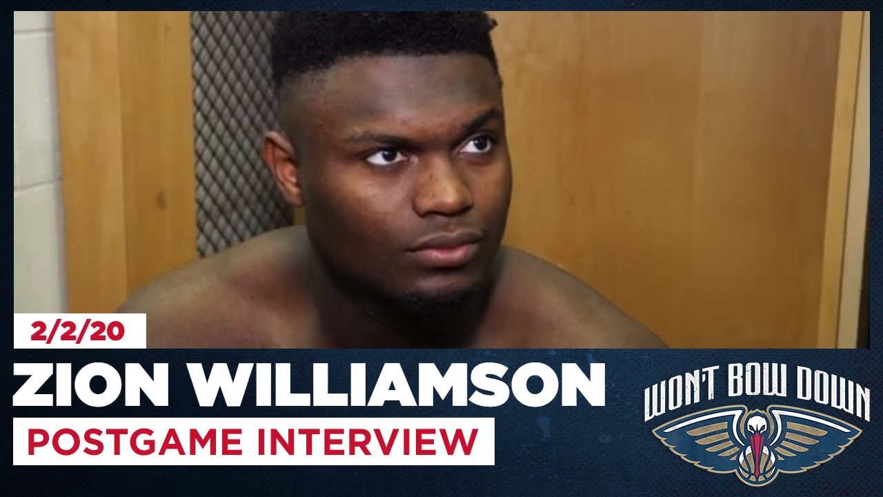 Zion Williamson Postgame After Loss to Rockets | New Orleans Pelicans