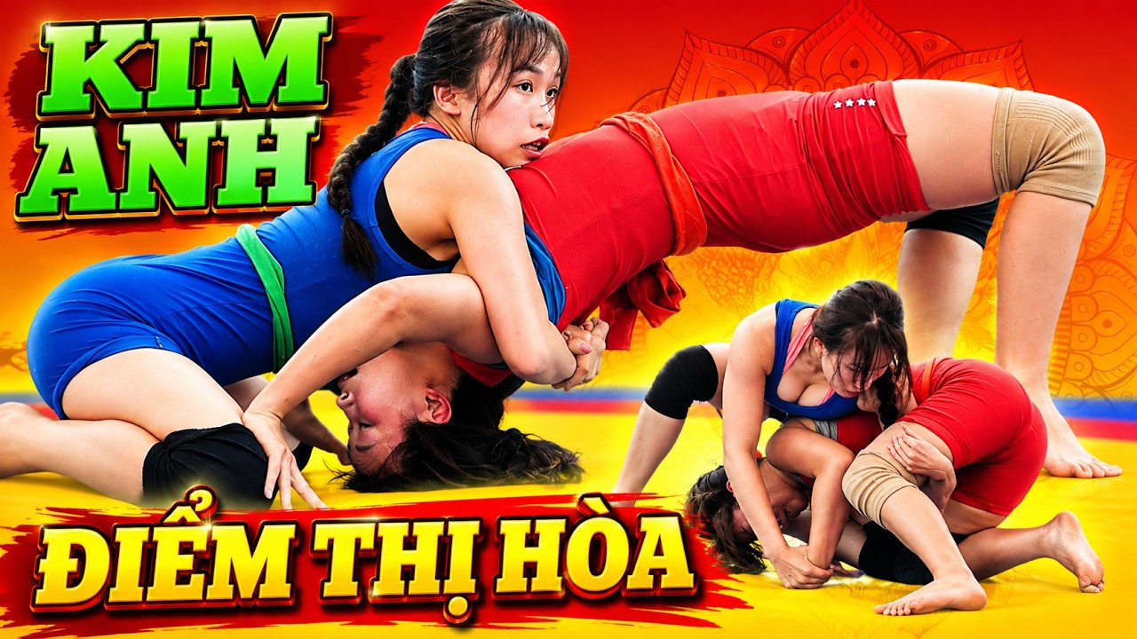 DIÊM THỊ HÒA VÀ KIM ANH LẠI BẤT PHÂN THẮNG BẠI, women's Wrestling