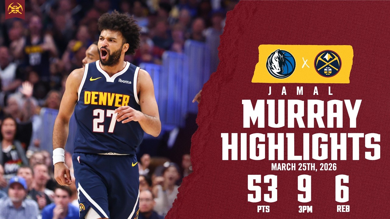 Jamal Murray GOES OFF FOR 53 POINTS 🔥 | Denver Nuggets Highlights