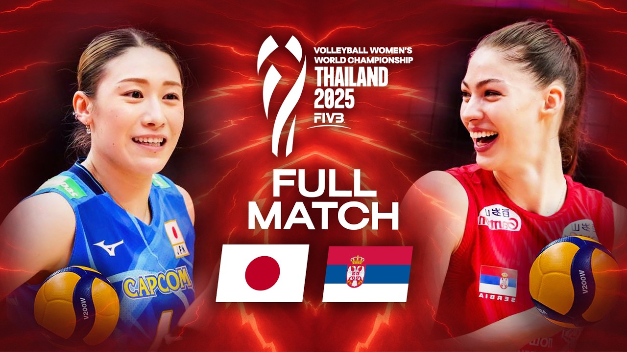 Japan 🇯🇵 vs. Serbia 🇷🇸 | Full Match | World Championships 2025 - Women