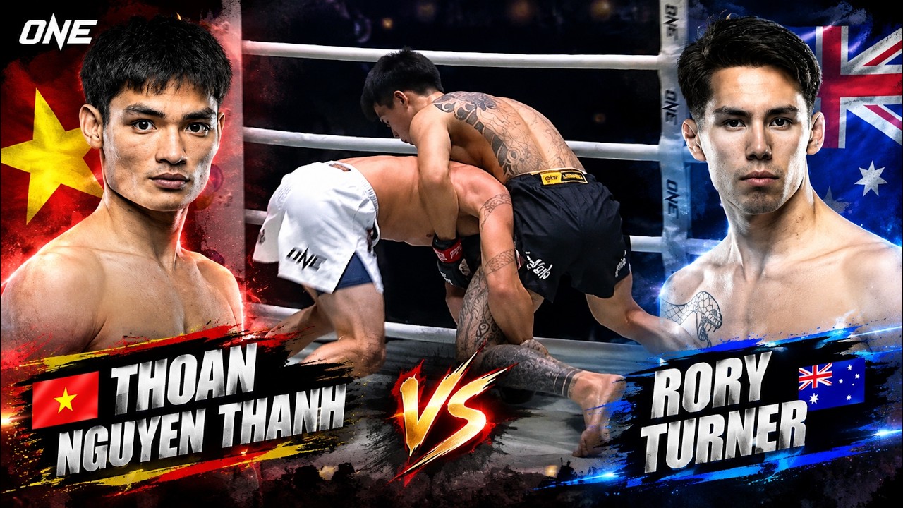 NGUYỄN THÀNH THOAN vs RORY TURNER | Thẻ Vàng Bẻ Lái 3 Hiệp Kịch Chiến Bùng Nổ Tại ONE Championship!!
