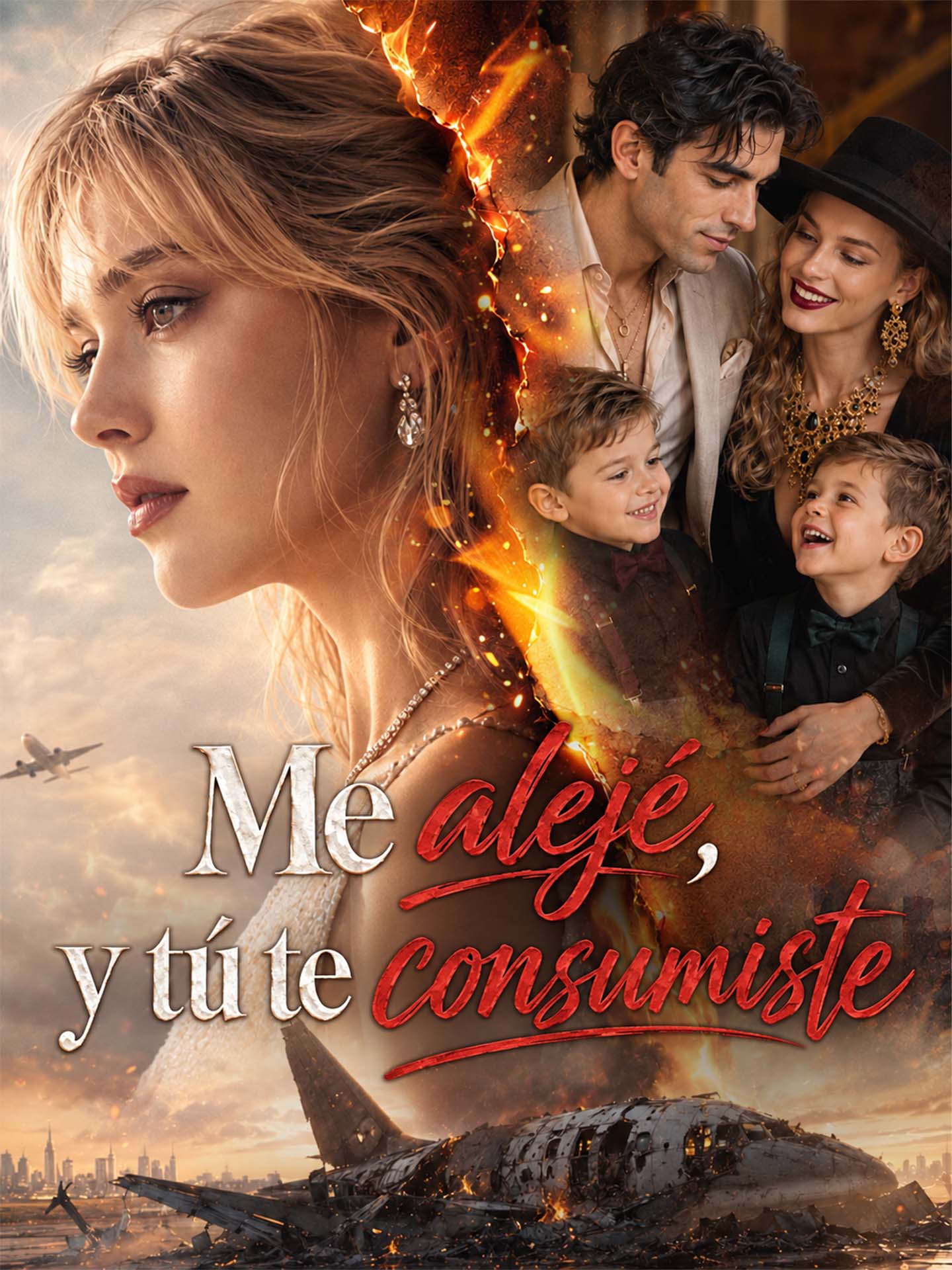 Me alejé, y tú te consumiste poster