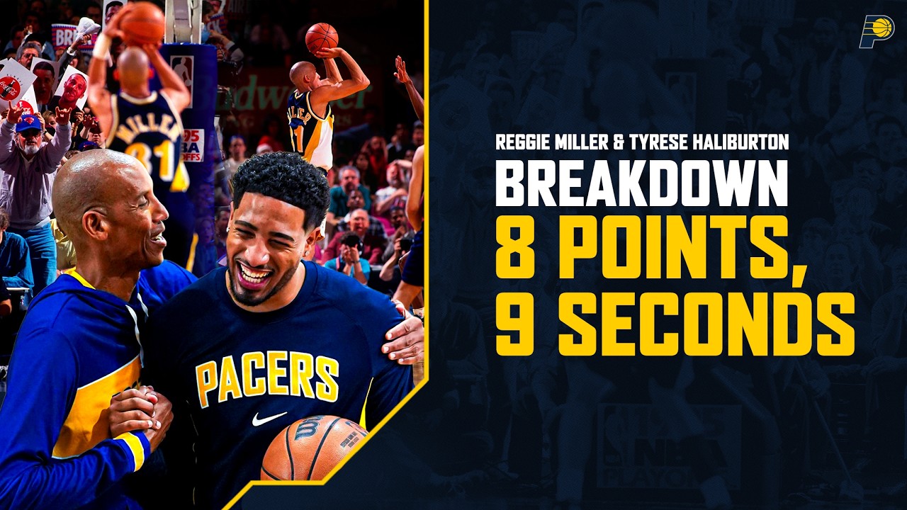Reggie Miller & Tyrese Haliburton Discuss Reggie's INSANE 8 Points in 9 Seconds Against New York