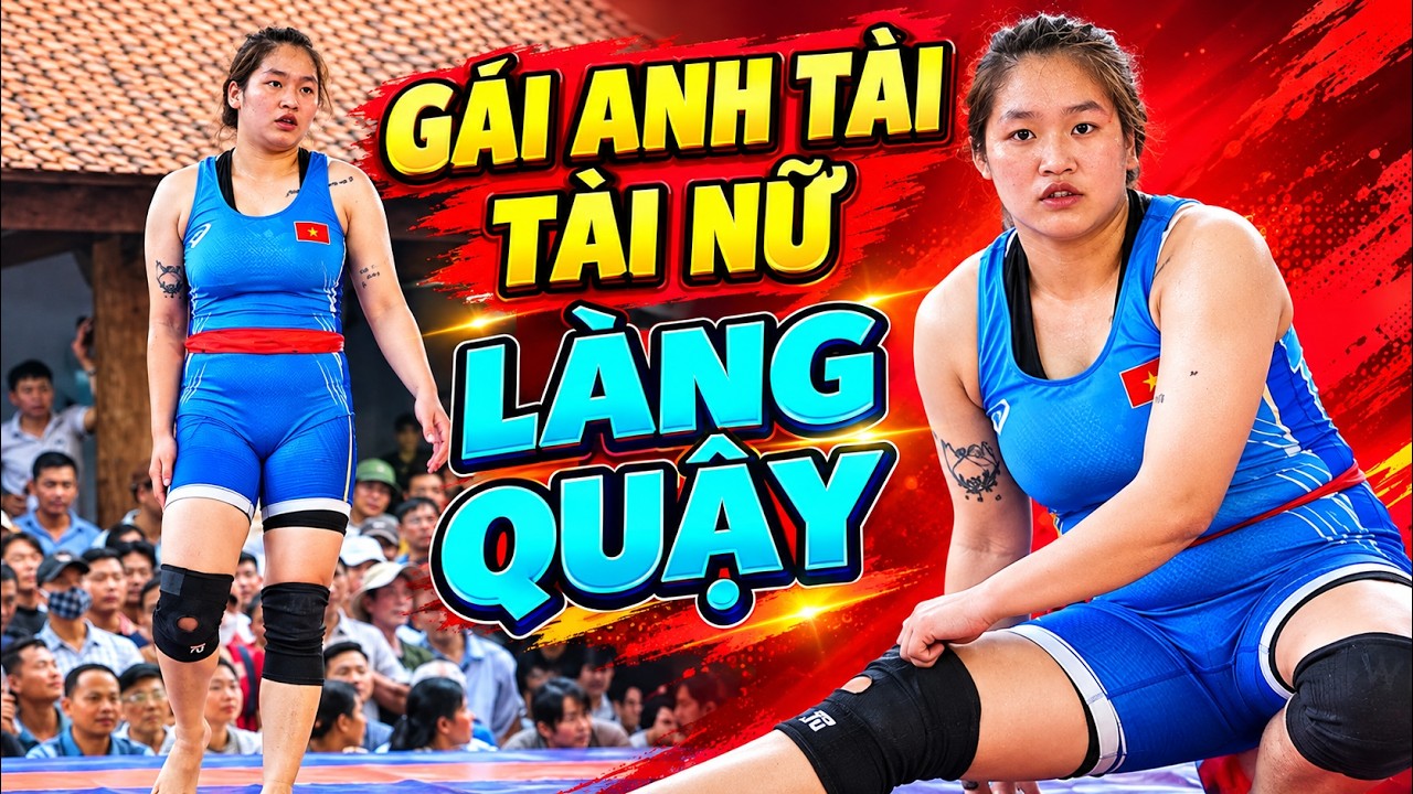 VẬT NỮ - GIẢI ANH TÀI LÀNG QUẬY THƯ LÂM 2026.Đấu Vật Traditional Vietnamese women's Wrestling.
