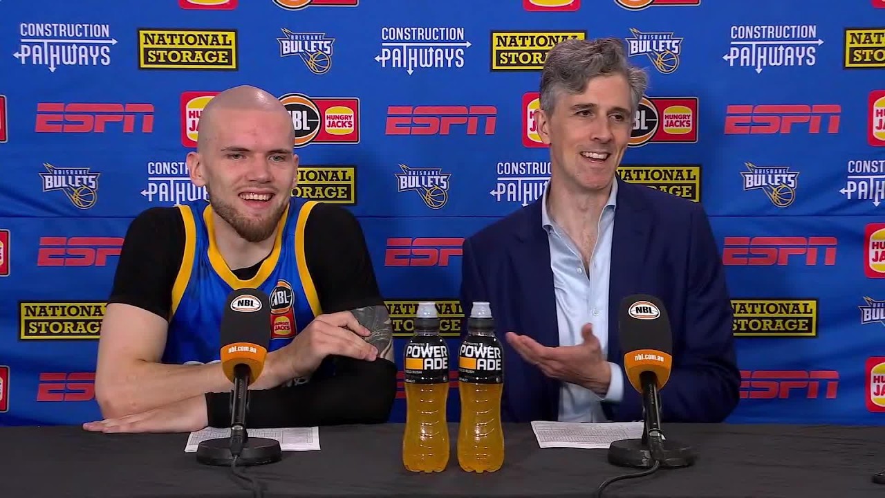 Will Weaver and Arnas Velicka press conference vs New Zealand Breakers - Round 1, NBL27