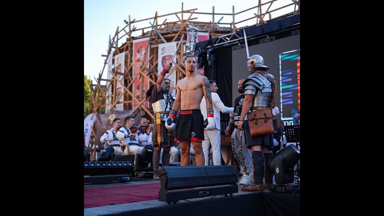Vlad Ghenghea-Pro Gym Mironescu (18 ani), KO în Italia împotriva redutabilului Gianluca Franzosi!