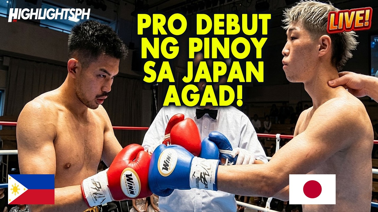 NEW FIGHT: 23yrsOld Pro debut Fight ng PINOY sa Japan, PANALO! 🇵🇭Leon Tampol