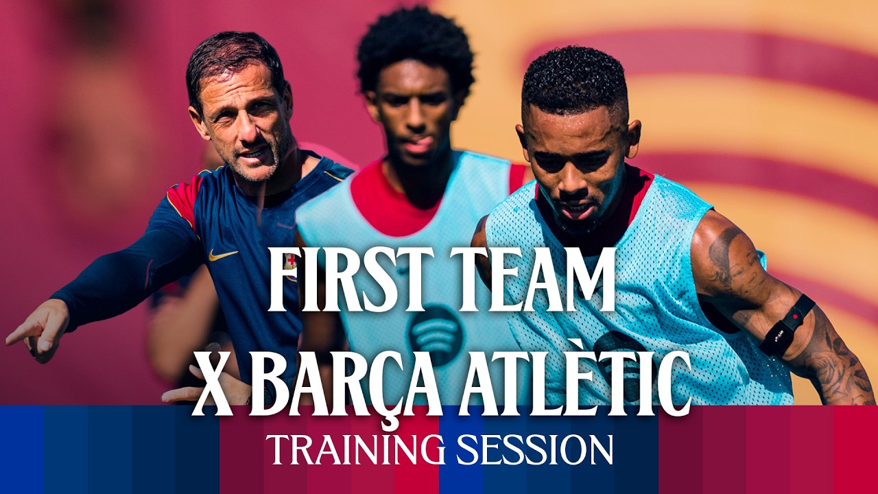 One Session, Two Barça Teams | FC Barcelona Training Session 🔵🔴