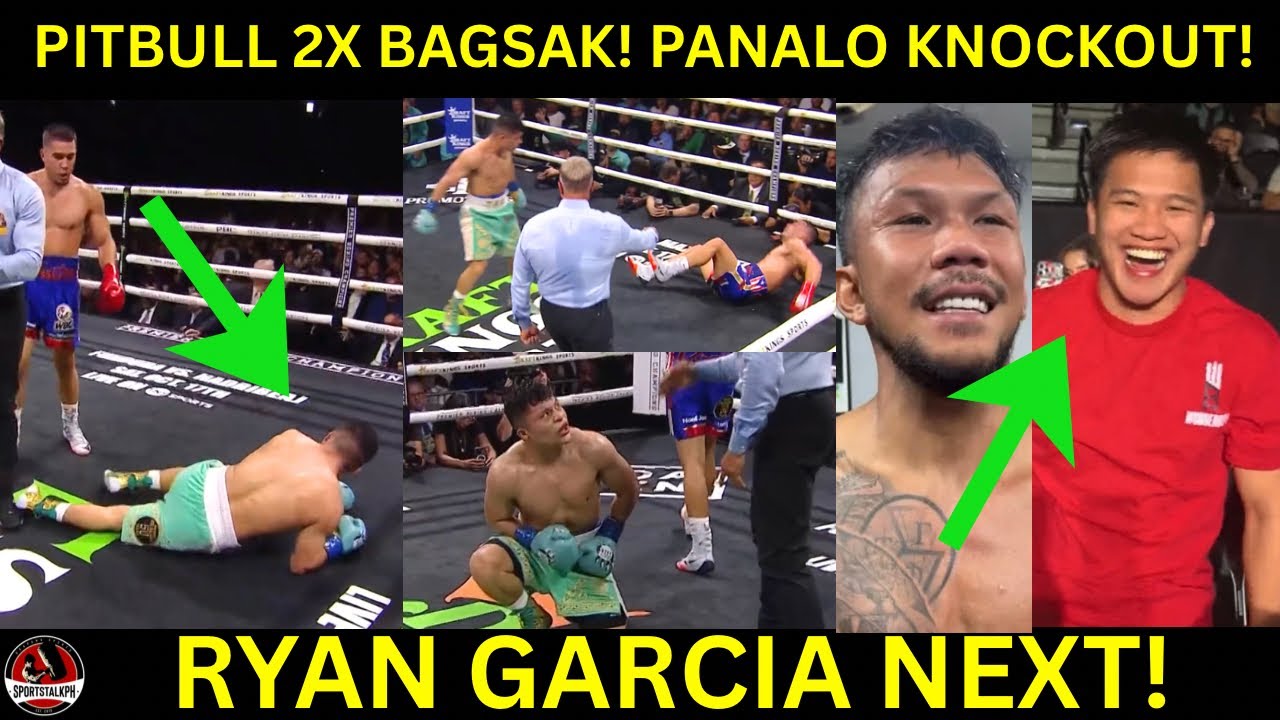 Pitbull 2x BAGSAK sa Lowblow! Round 6 KNOCKOUT Panalo! Ryan Garcia NEXT! Marcial Martin REAKSYON! background