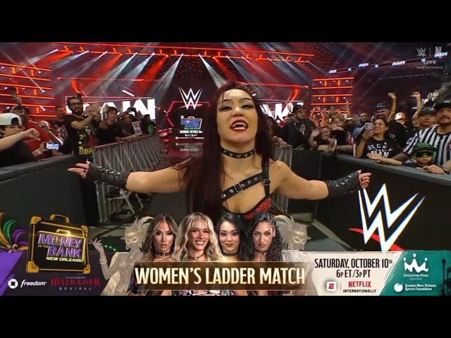 Roxanne Pérez Clasifica a Money in The Bank Femenino 2026 - WWE Raw 21/09/2026 (En Español)
