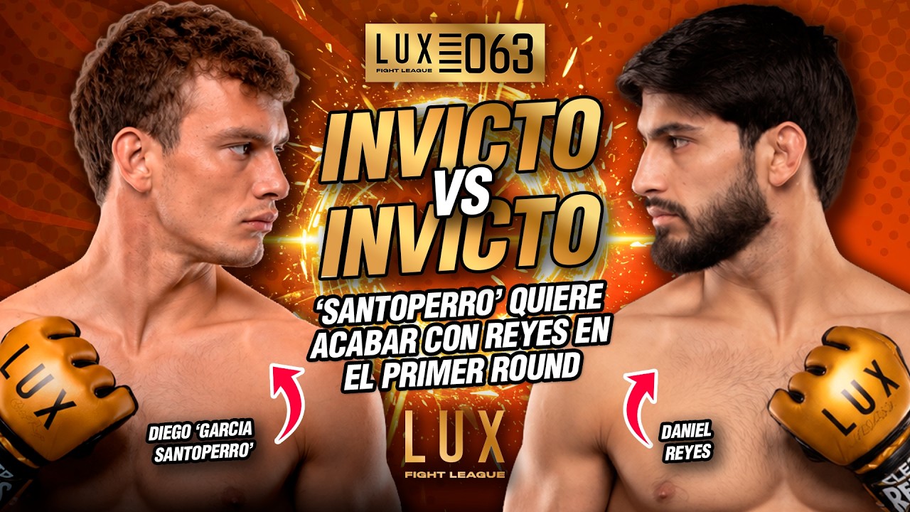 ¡INVICTO vs INVICTO! Santoperro quiere ACABAR a Daniel Reyes en el PRIMER ROUND