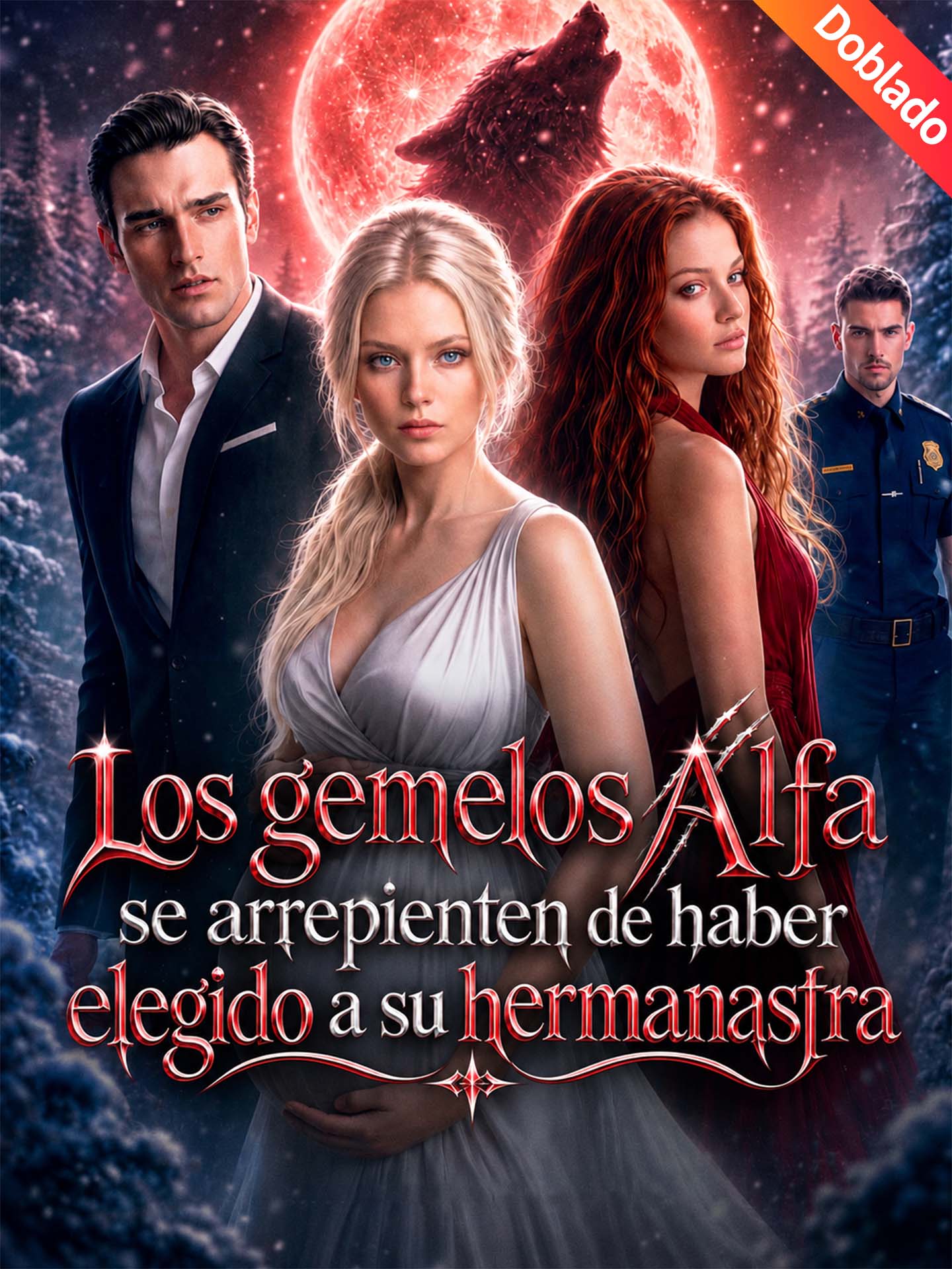 [Doblado]Los gemelos Alfa se arrepienten de haber elegido a su hermanastra poster