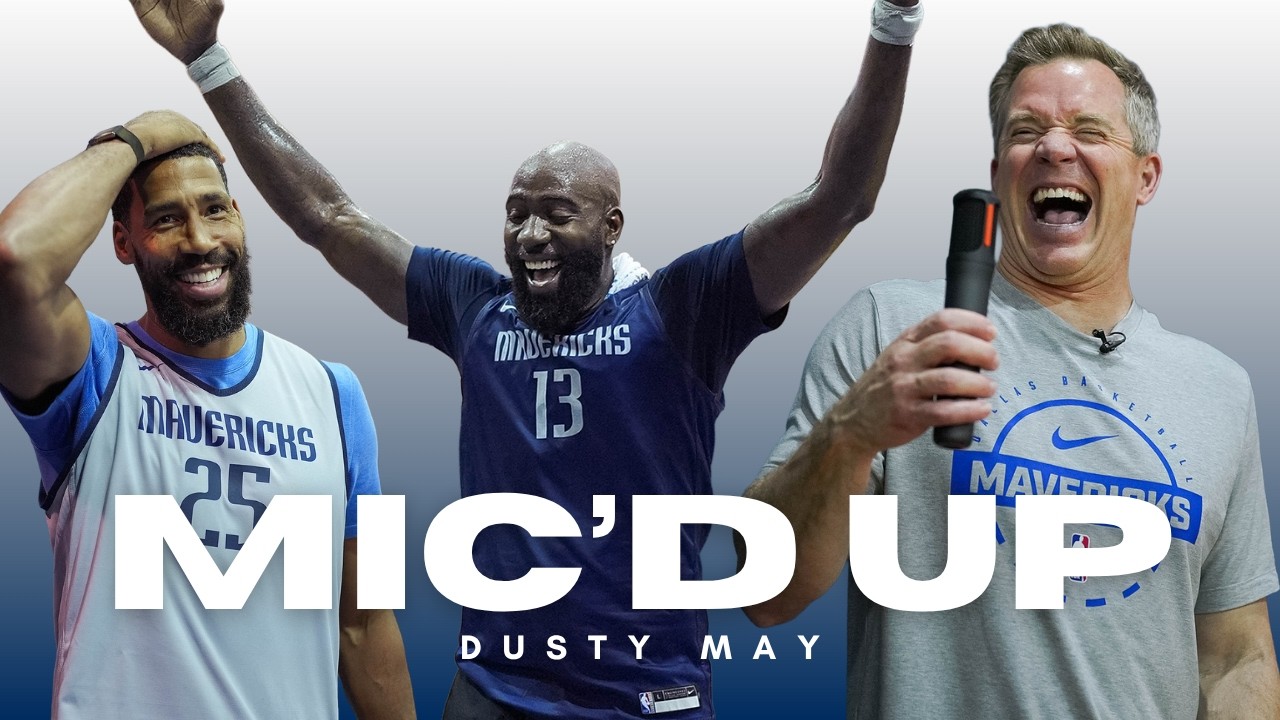 Head Coach Dusty May Mic'd Up | Inaugural Media Basketball Game