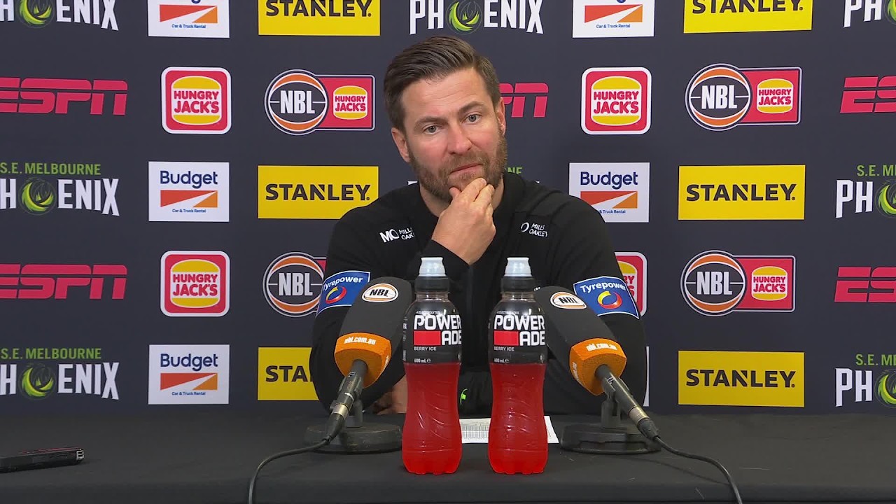 Josh King press conference vs Melbourne United - Round 2, NBL27
