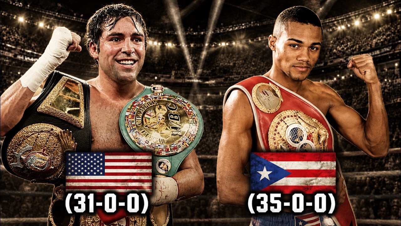 Oscar De La Hoya vs Felix Trinidad Was CONTROVERSIAL 😳 background