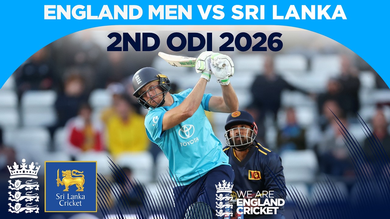 Thrilling Finish! | Highlights - England v Sri Lanka | 2nd Metro Bank ODI 2026 background