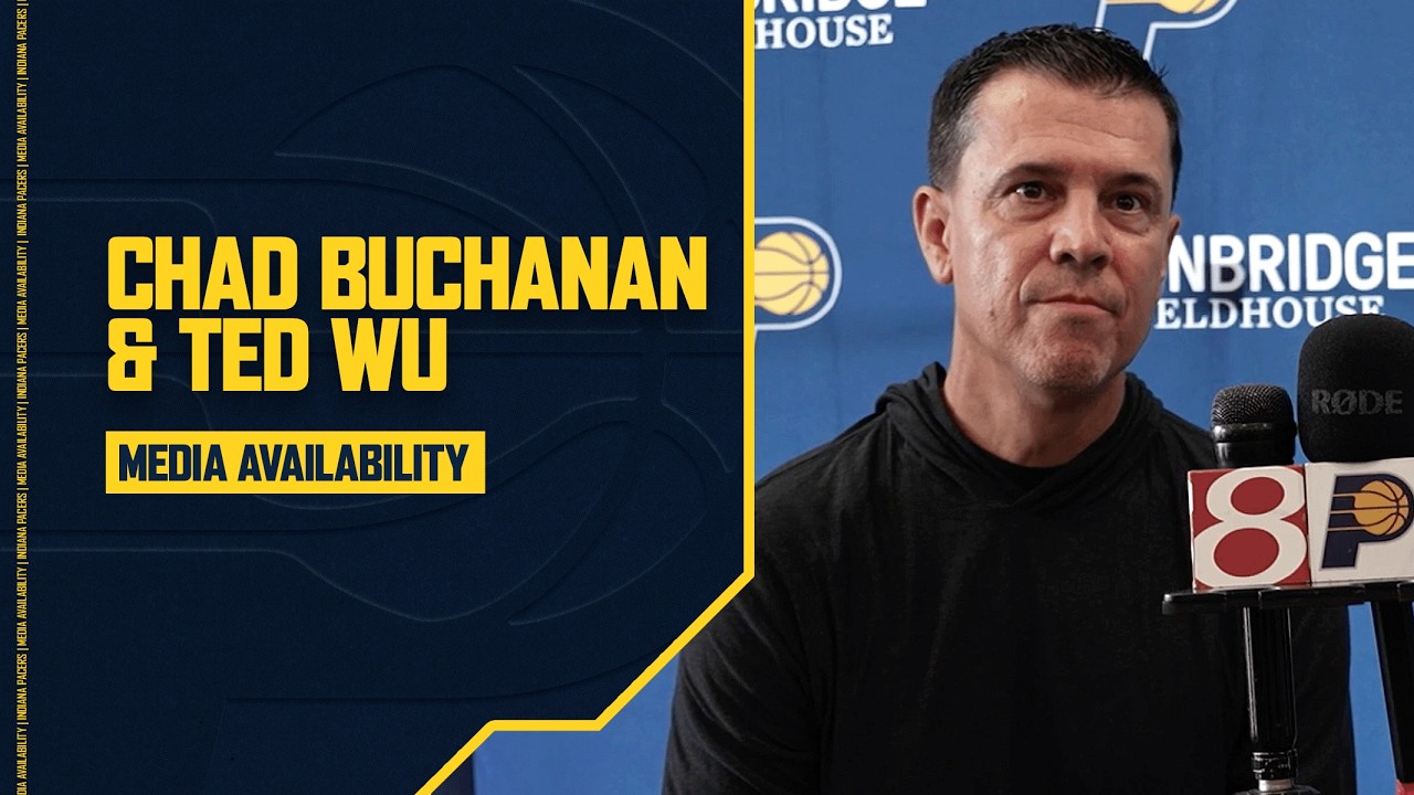 Chad Buchanan and Ted Wu Preview 2026-27 Season | Indiana Pacers background