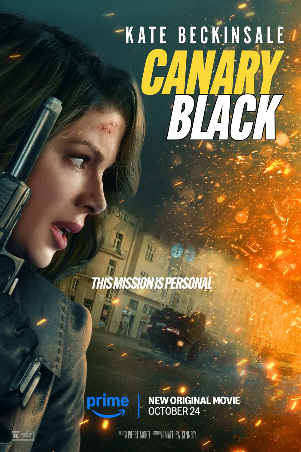 Canary Black background