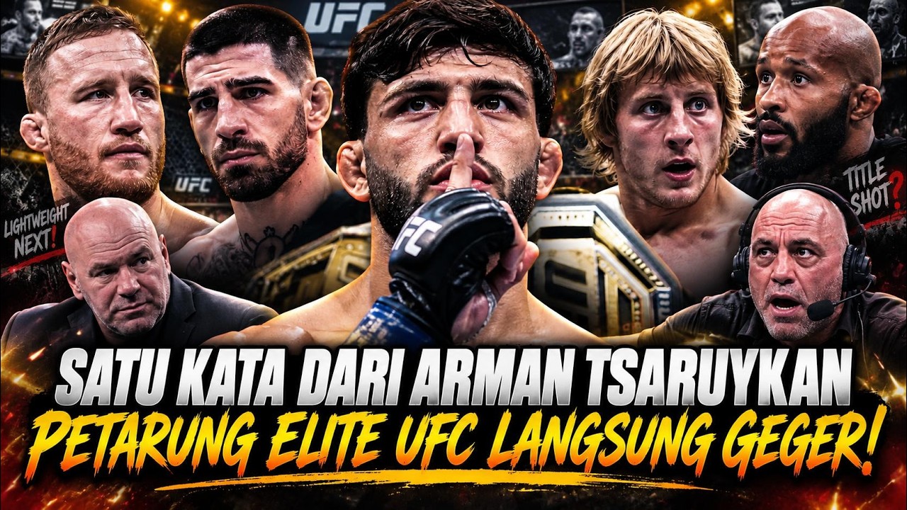 Gawat! Arman Tsaruykan SIAP TEGAS Ke UFC 'Jika Perebutan Gelar Ditolak, Ini Yang Terjadi! background