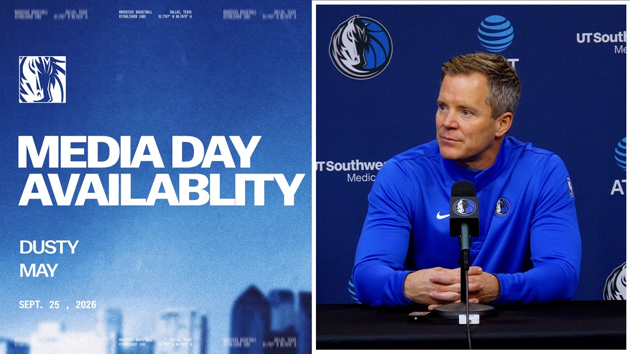 Dusty May | 26-27 Media Day Press Conference | 09/25/26 background