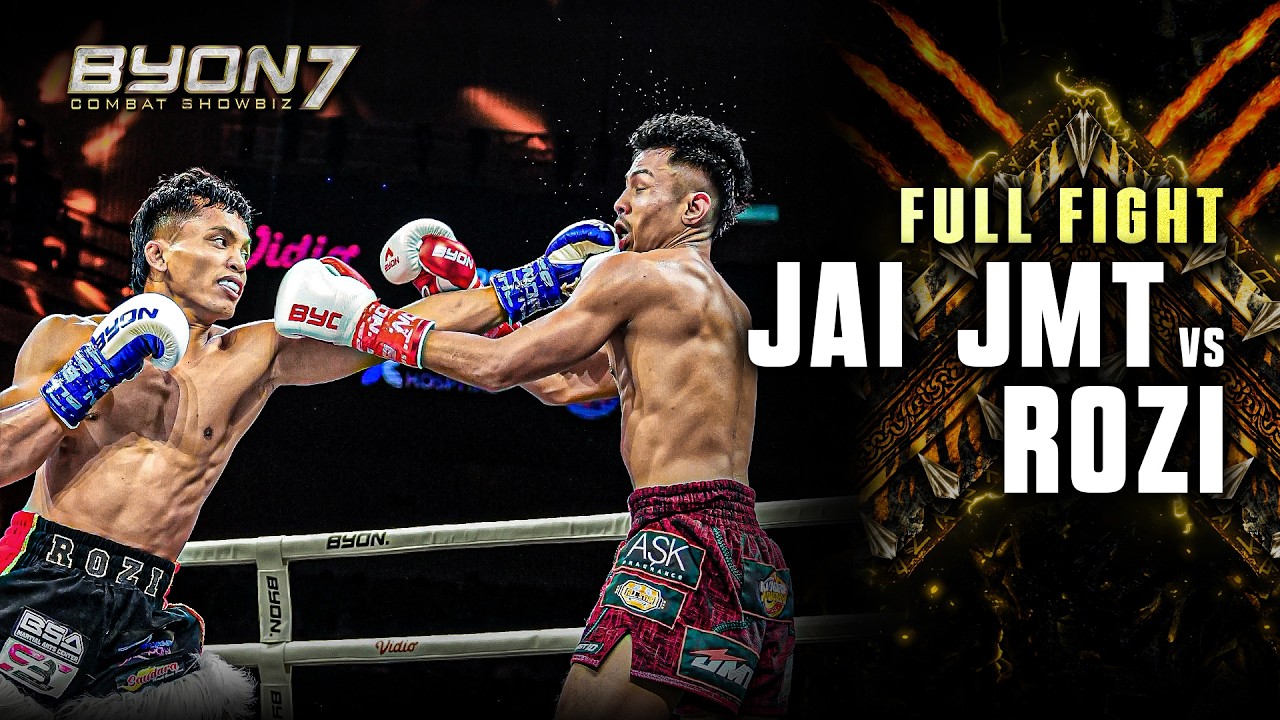 JAI 'THE REAPER' JMT VS FATKUR ROZI (BYON COMBAT SHOWBIZ VOL.7) FREE FIGHT background