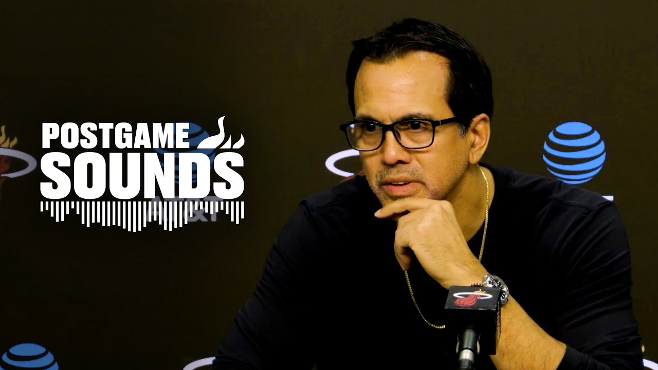 Smith, Jaquez Jr., Powell, Spoelstra | Postgame Interviews | December 23, 2025 background