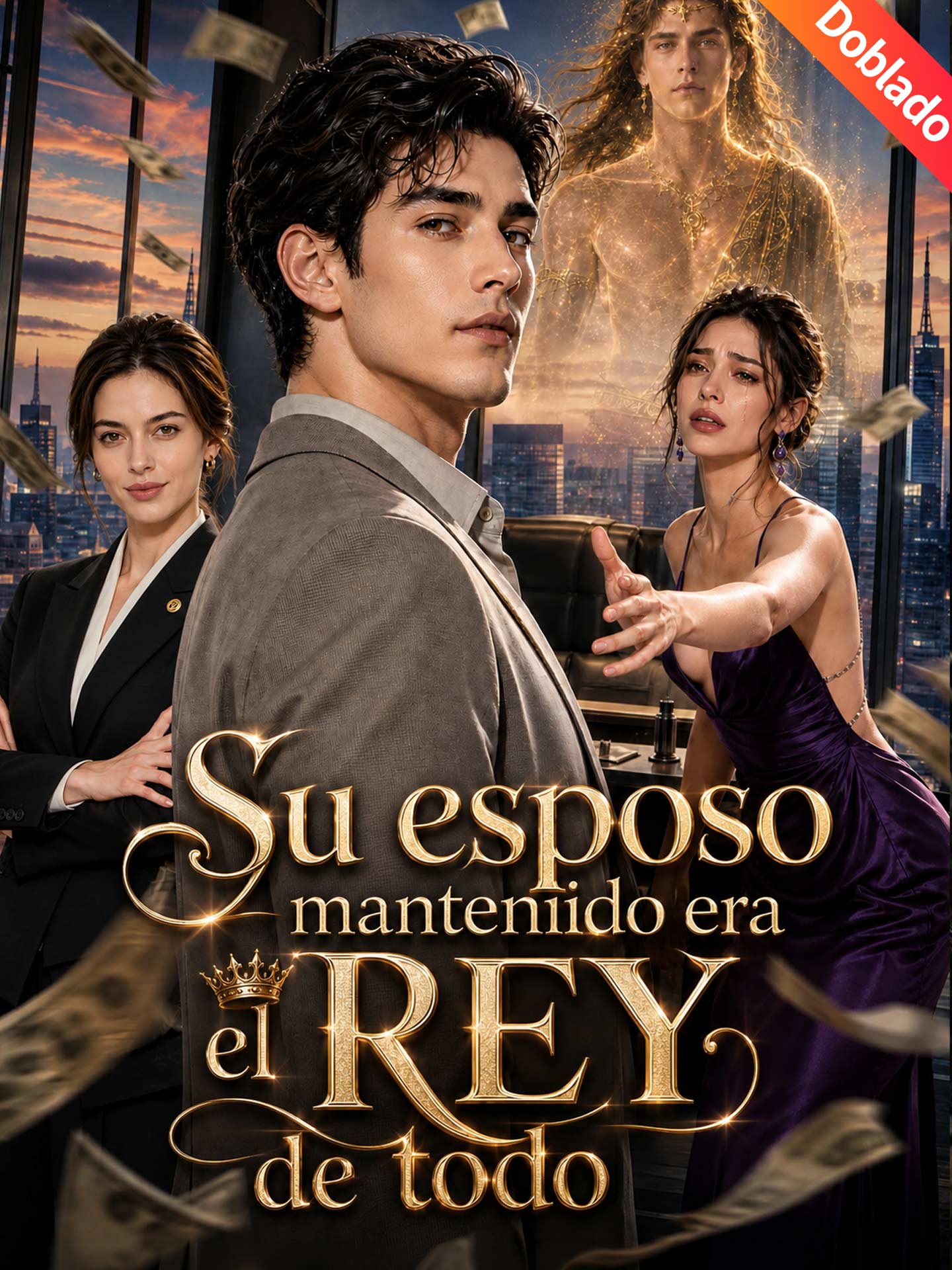 [Doblado]Su esposo mantenido era el rey de todo poster