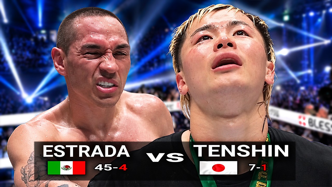Tenshin Nasukawa (Japan) vs Juan Francisco Estrada (Mexico) | RTD, Boxing Fight Highlights HD background