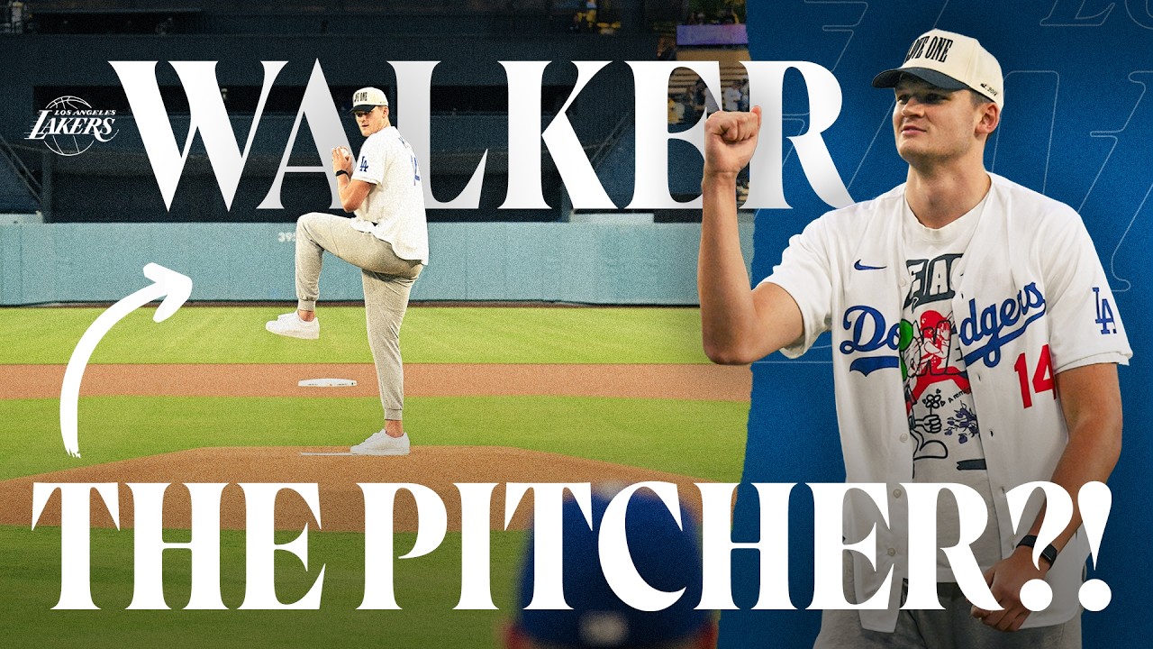 What's It Like Throwing The First Pitch at a Dodgers Game? background