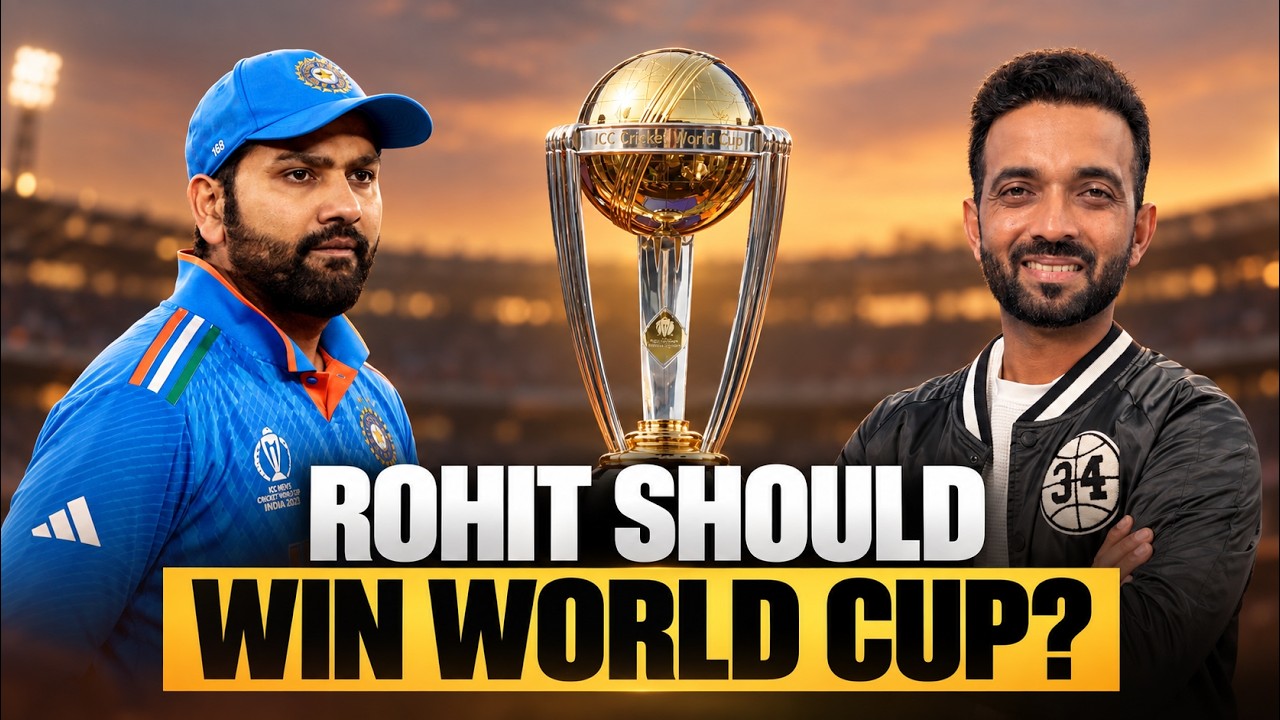 Really want to see Rohit lift the 2027 World Cup: Ajinkya Rahane