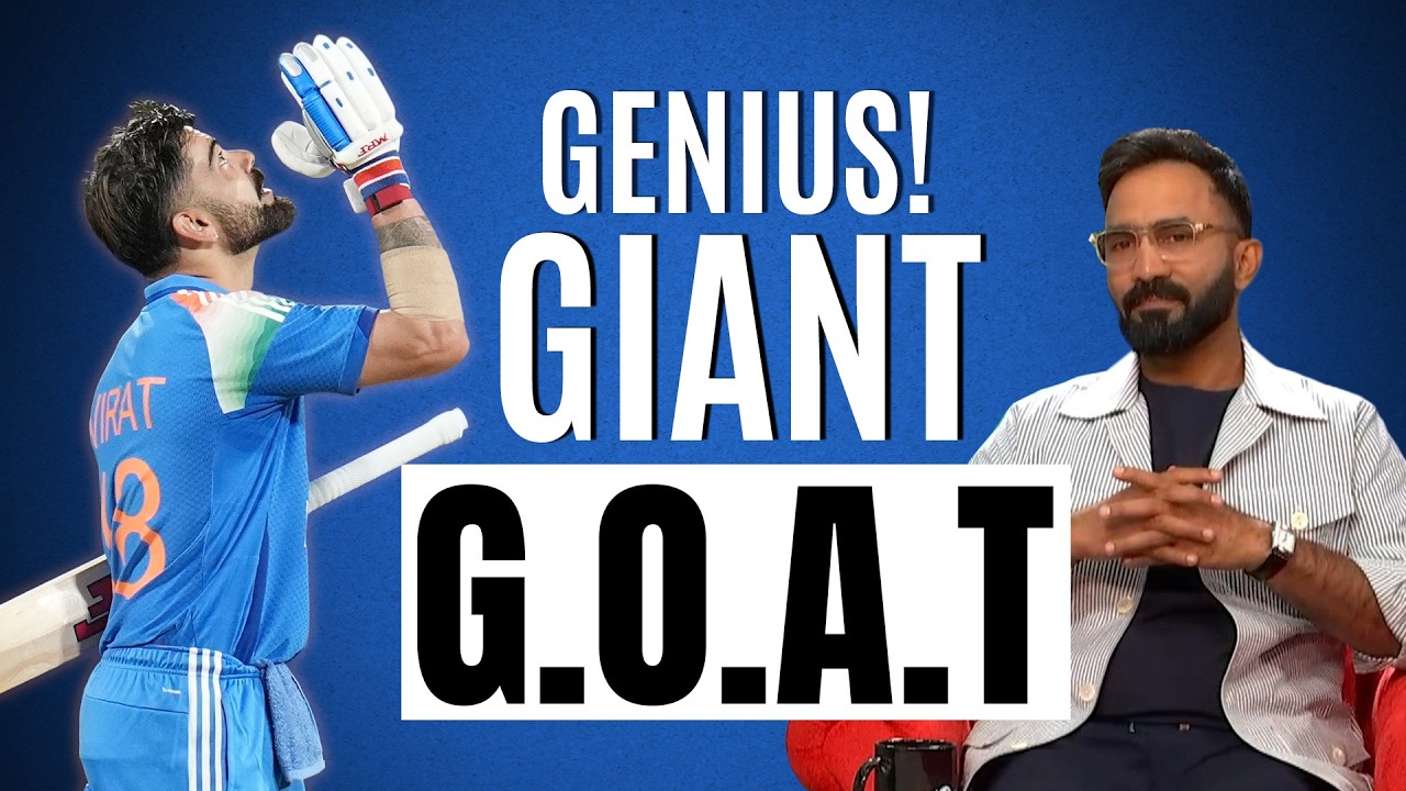 Genius! Giant! G.O.A.T - Dinesh Karthik salutes King Kohli