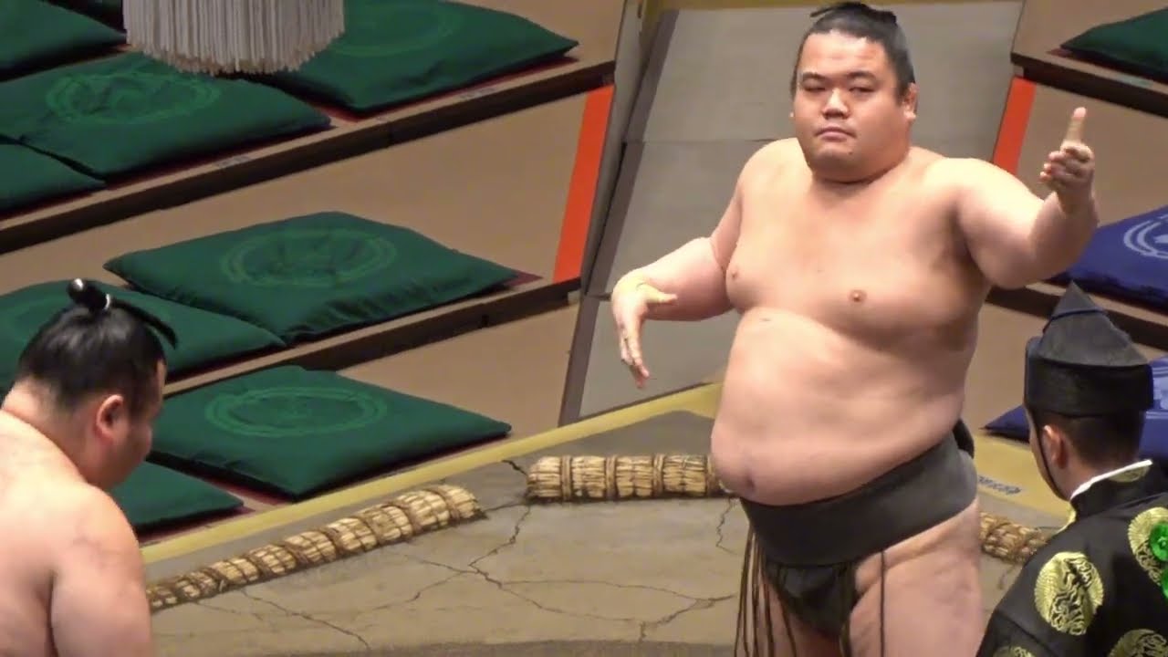 《序二段》飛騨野(荒汐部屋) vs 備巌山【大相撲令和8年9月場所】15日目 千秋楽 HIDANO vs BIGANZAN【SUMO SEP DAY15】2026/9/27 秋場所 background