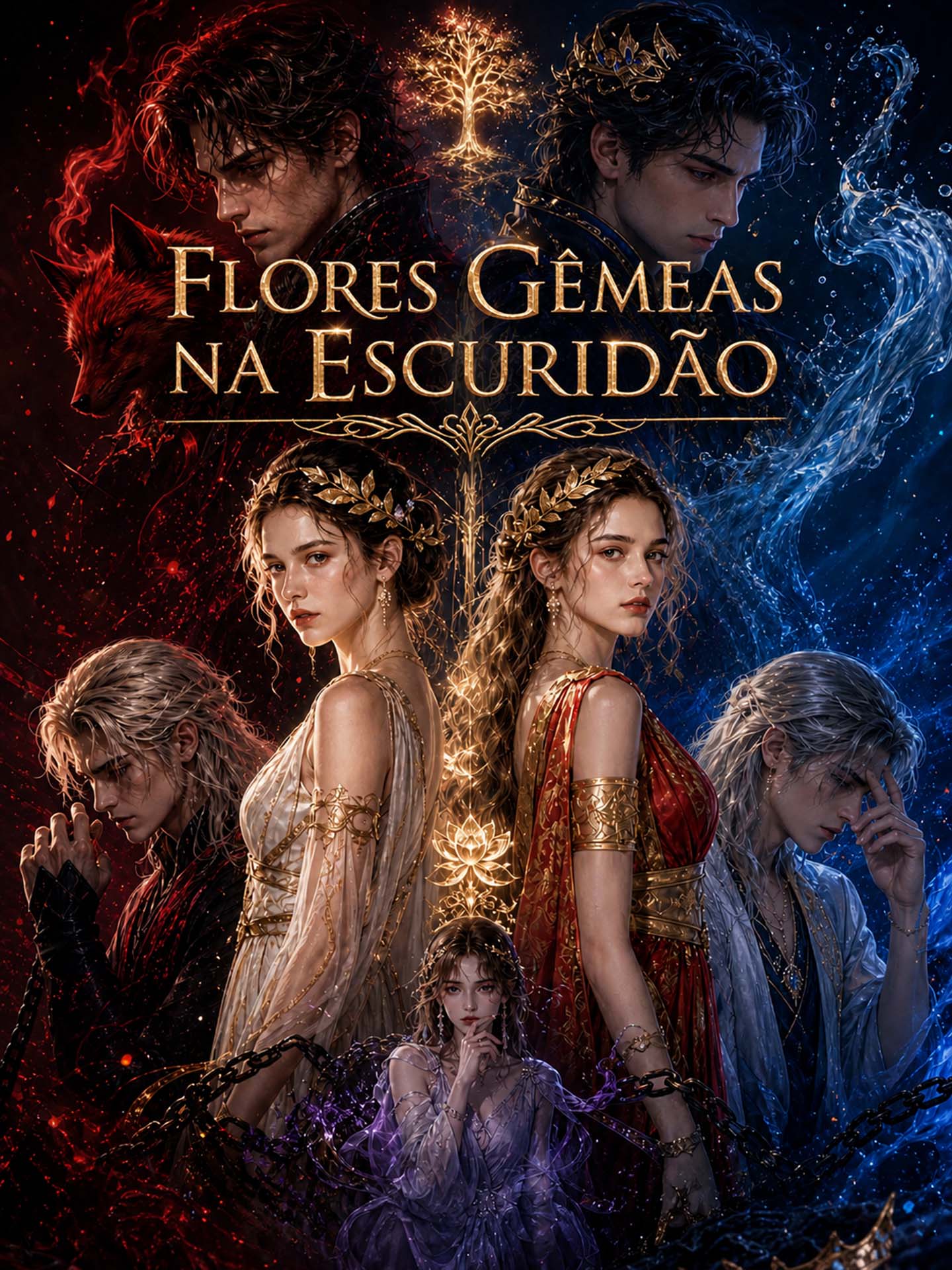 Flores Gêmeas na Escuridão poster