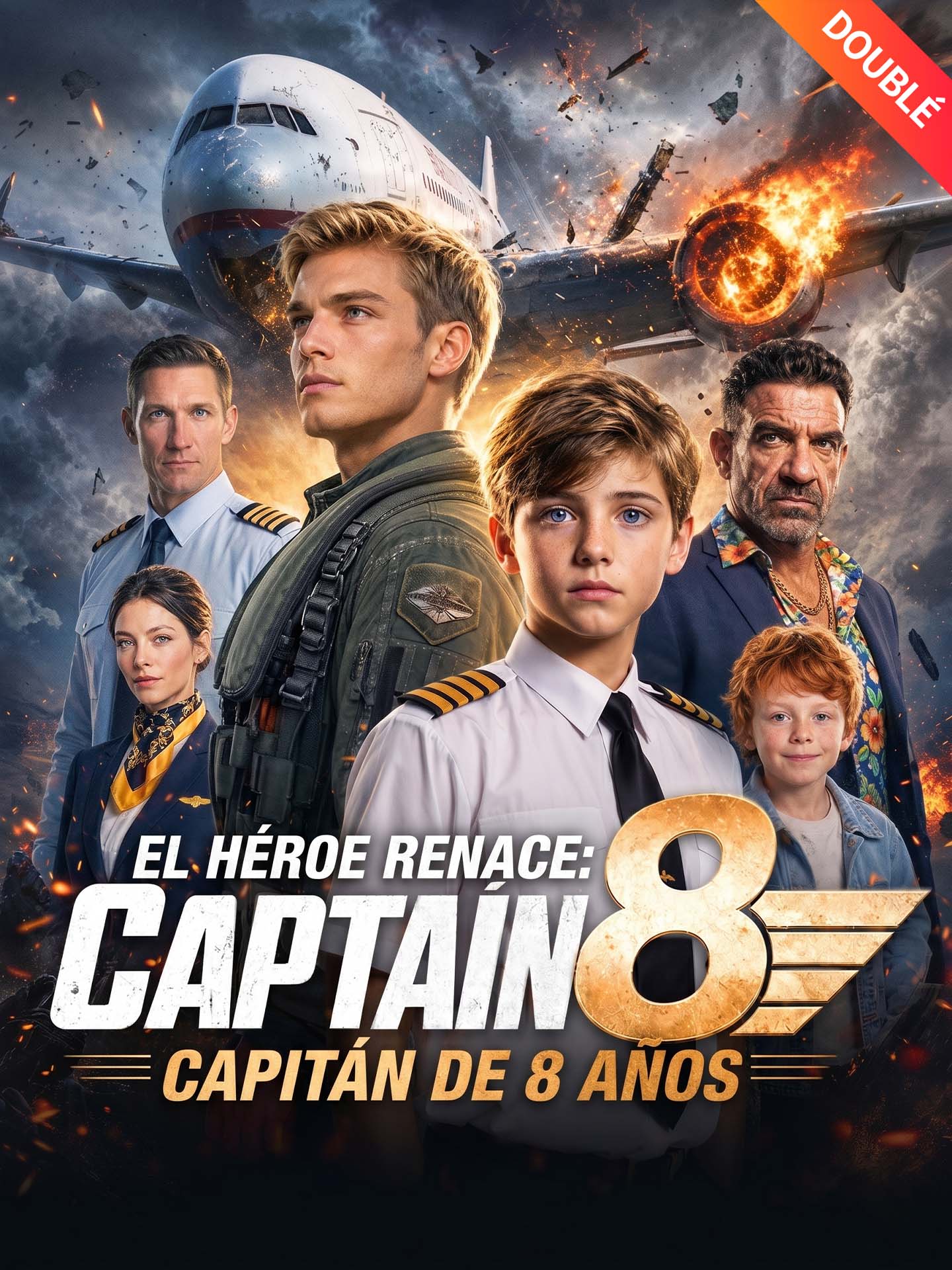 [Doblado]El héroe renace: Capitán de 8 años poster