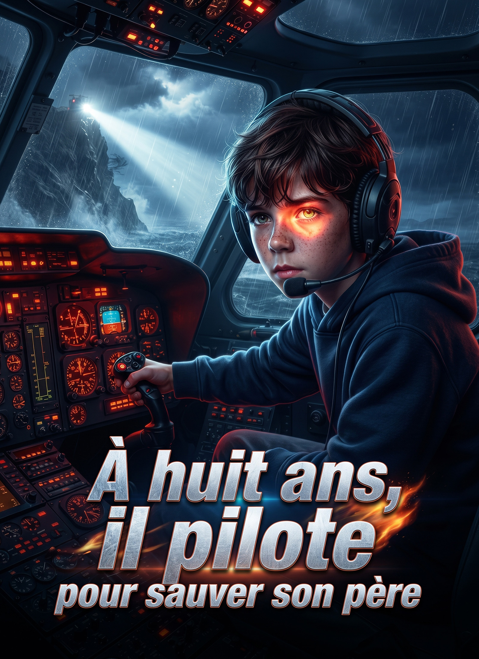 [Doublé]À huit ans, il pilote pour sauver son père poster