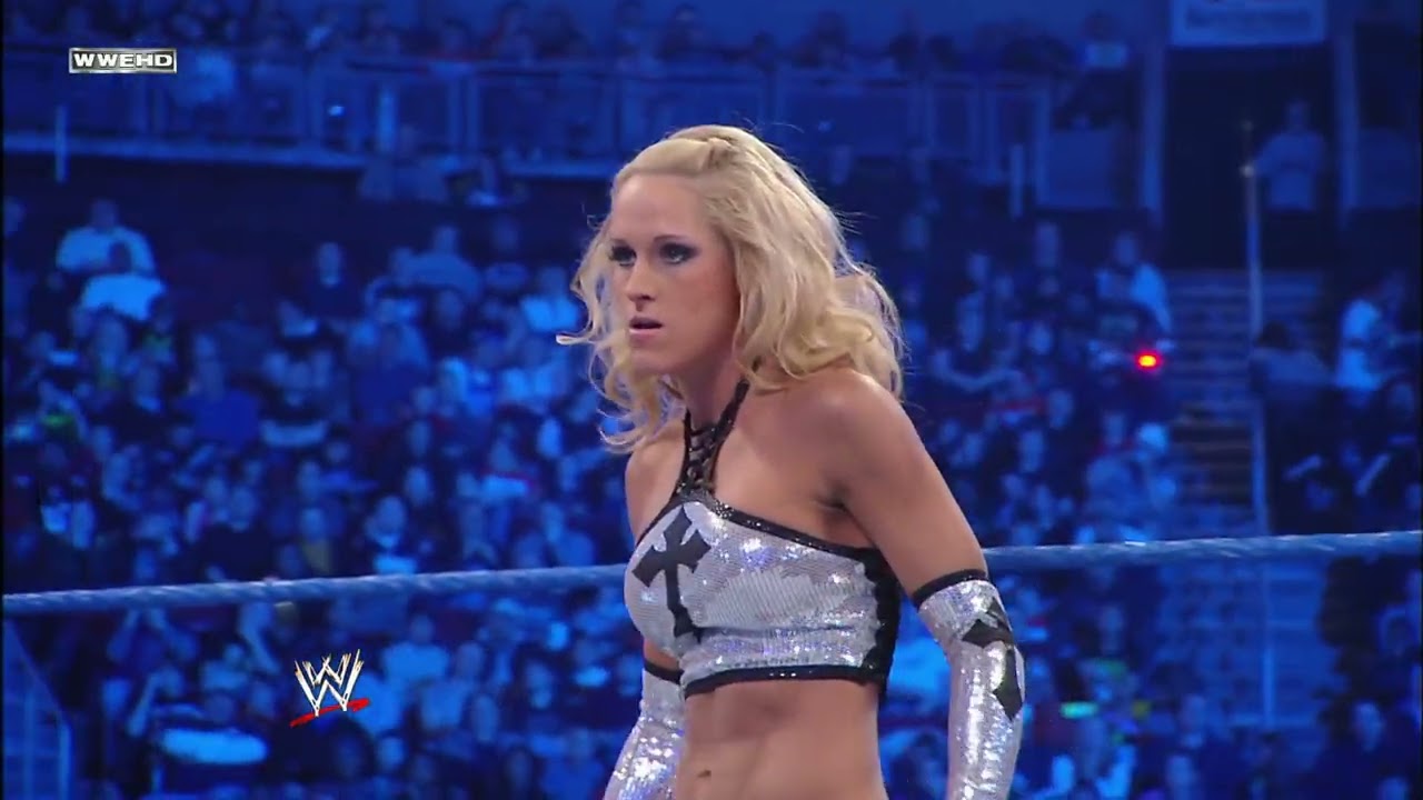 WWE SmackDown Michelle Mccool vs Tiffany 03/12/10