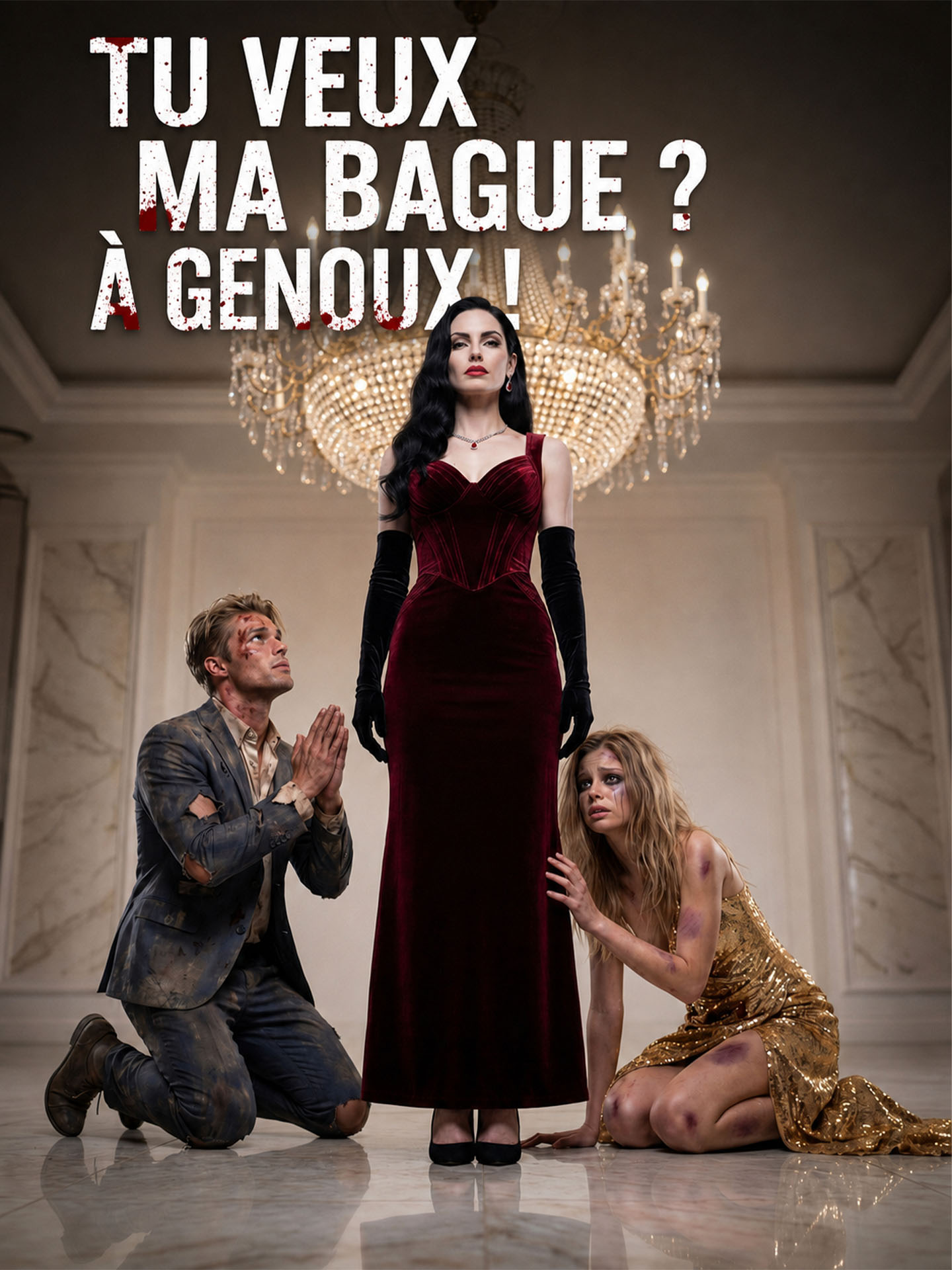 Tu veux ma bague ? À genoux ! poster