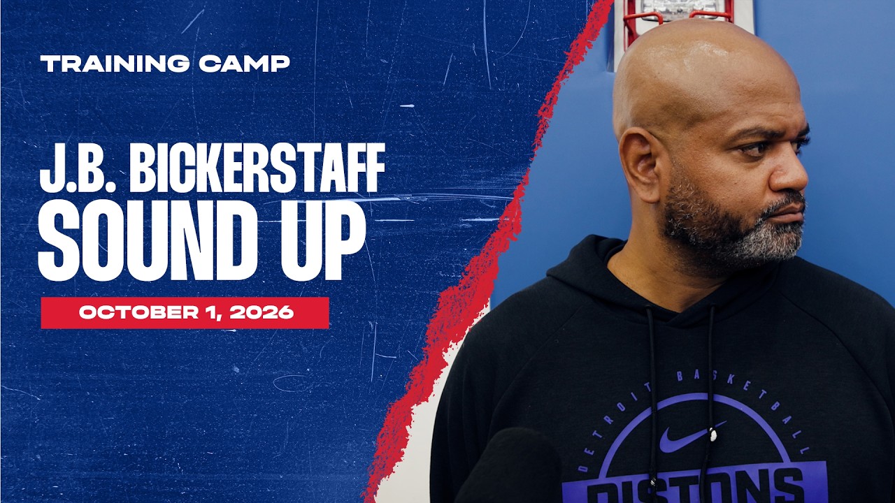 2026 Training Camp Media Availability | Coach J.B. Bickerstaff l 10.01.26 background