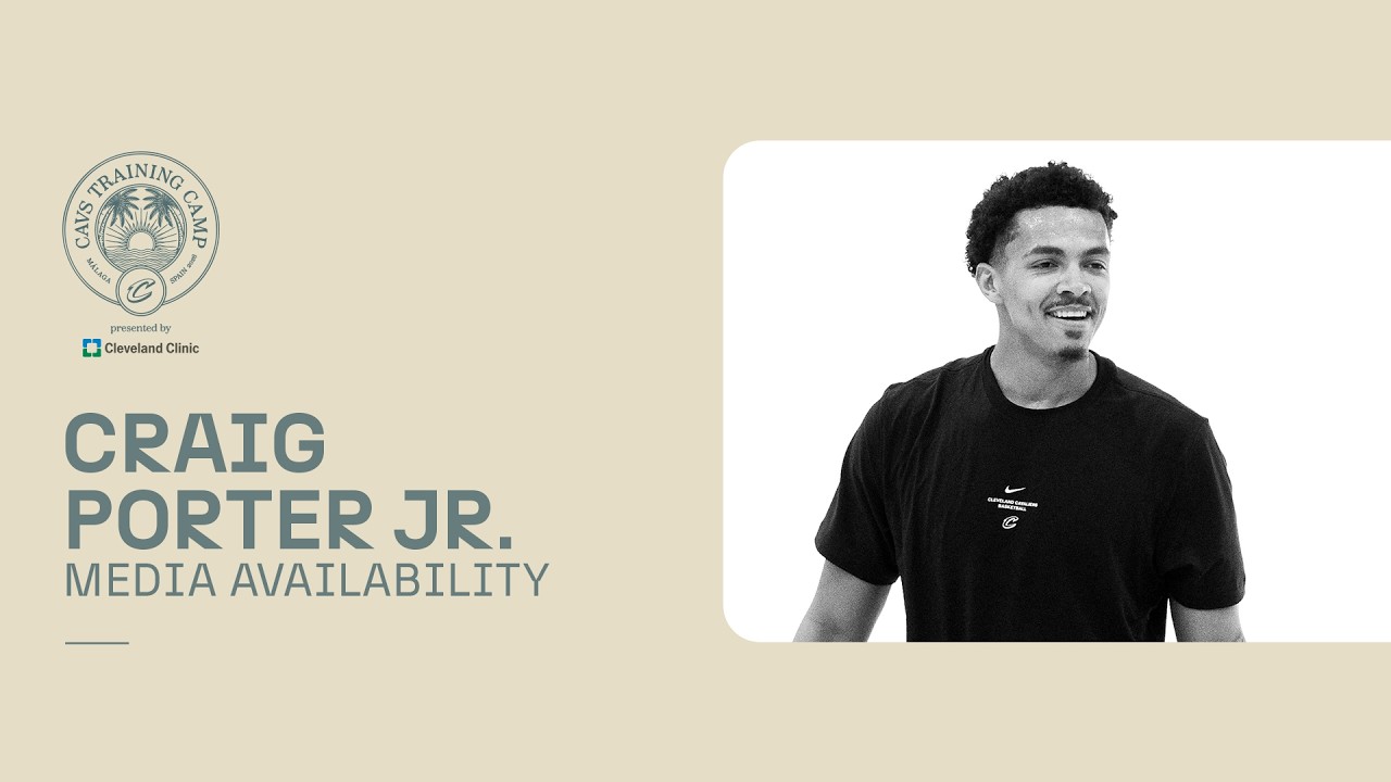 Cavs Training Camp | Craig Porter Jr. Media Availability | 10.03.2026 background