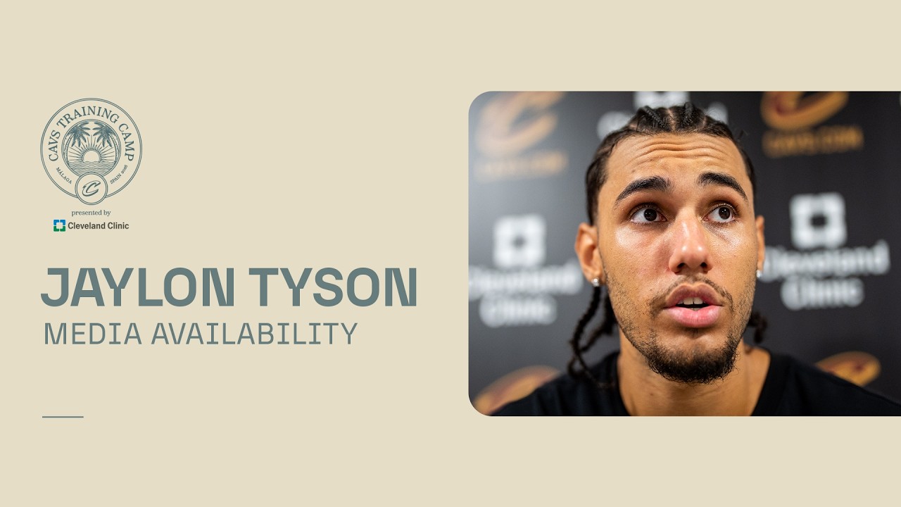 Cavs Training Camp | Jaylon Tyson Media Availability | 10.03.2026 background